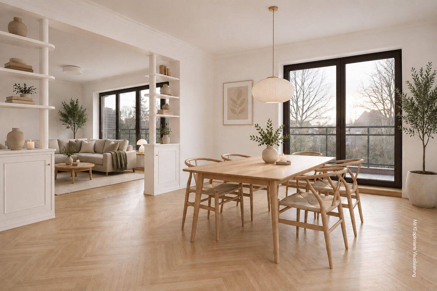 Großzügig wohnen zu zweit - 111 m² Endetage mit sonnigen Räumen, Dachterrasse mit Freiblick sowie TG – Hamburg – Vorschaubild 8
