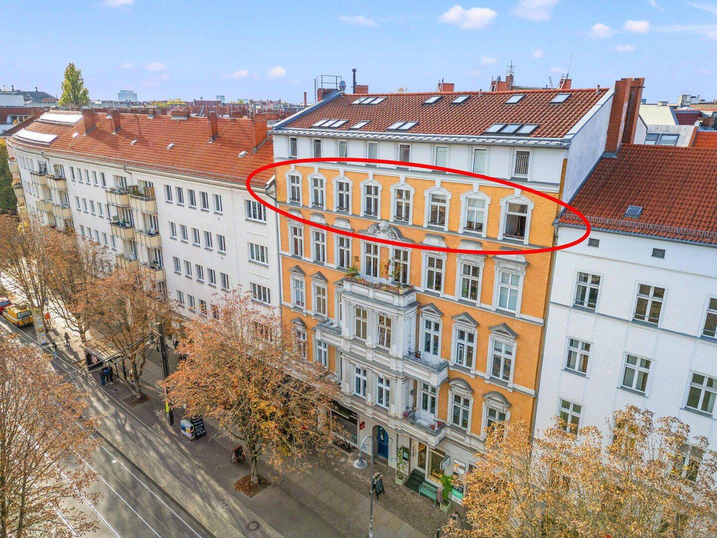 Kastanienallee 32 - Komplette 4. Etage - 217 qm - Wohnzimmer 50 qm - von privat!