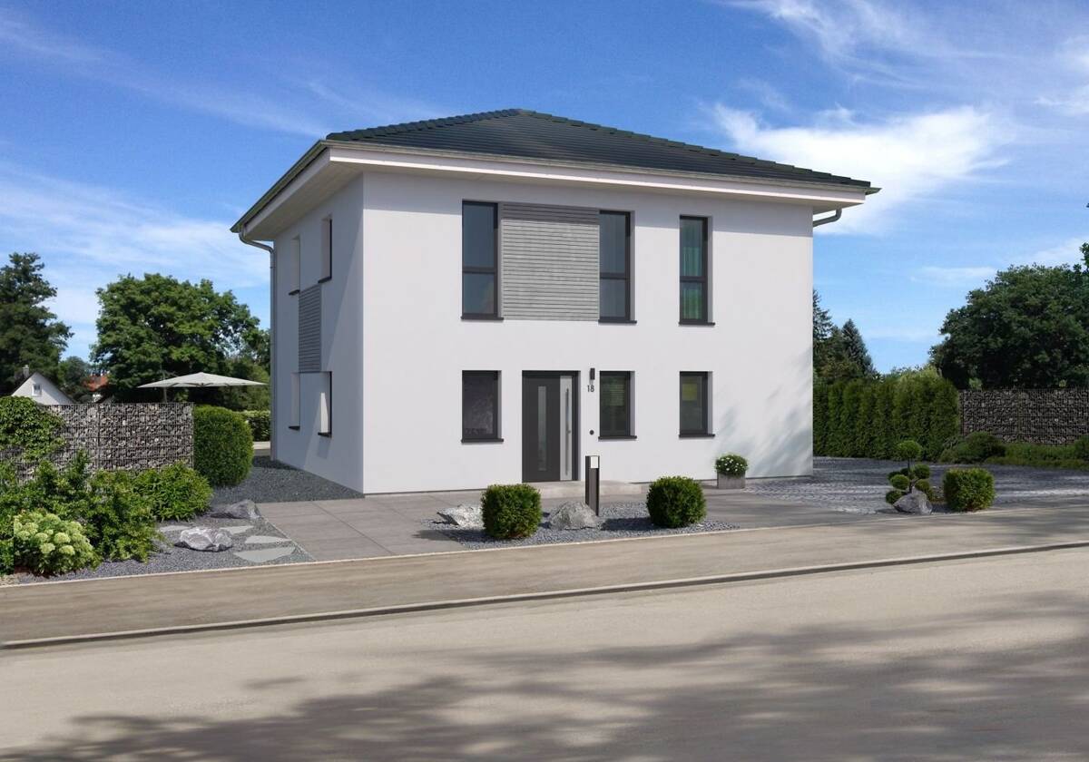 Vorankündigung! Hochwertige Effizienzhaus Stadtvilla inkl. Grundstück – 52445 Titz – Bild 1 von 2