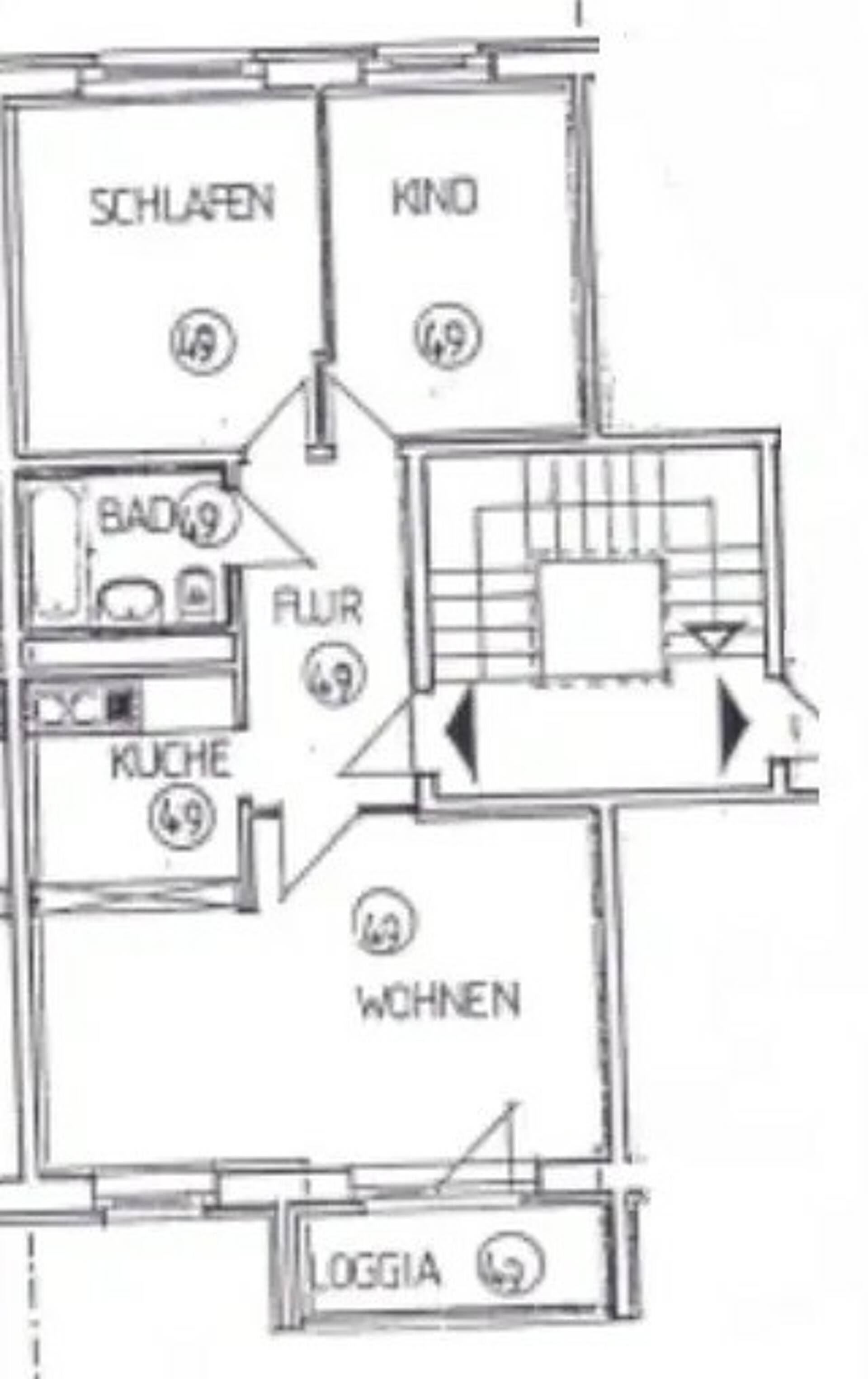 Etagenwohnung in 39128 Magdeburg mit 56 m² kaufen
