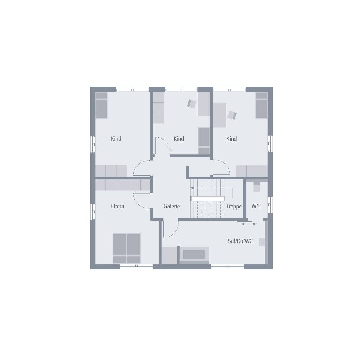 Die Familienstadtvilla - Raum zum Leben / Platz zum spielen - Aufteilung mit 3 Kinderzimmer – Essen – Vorschaubild 5