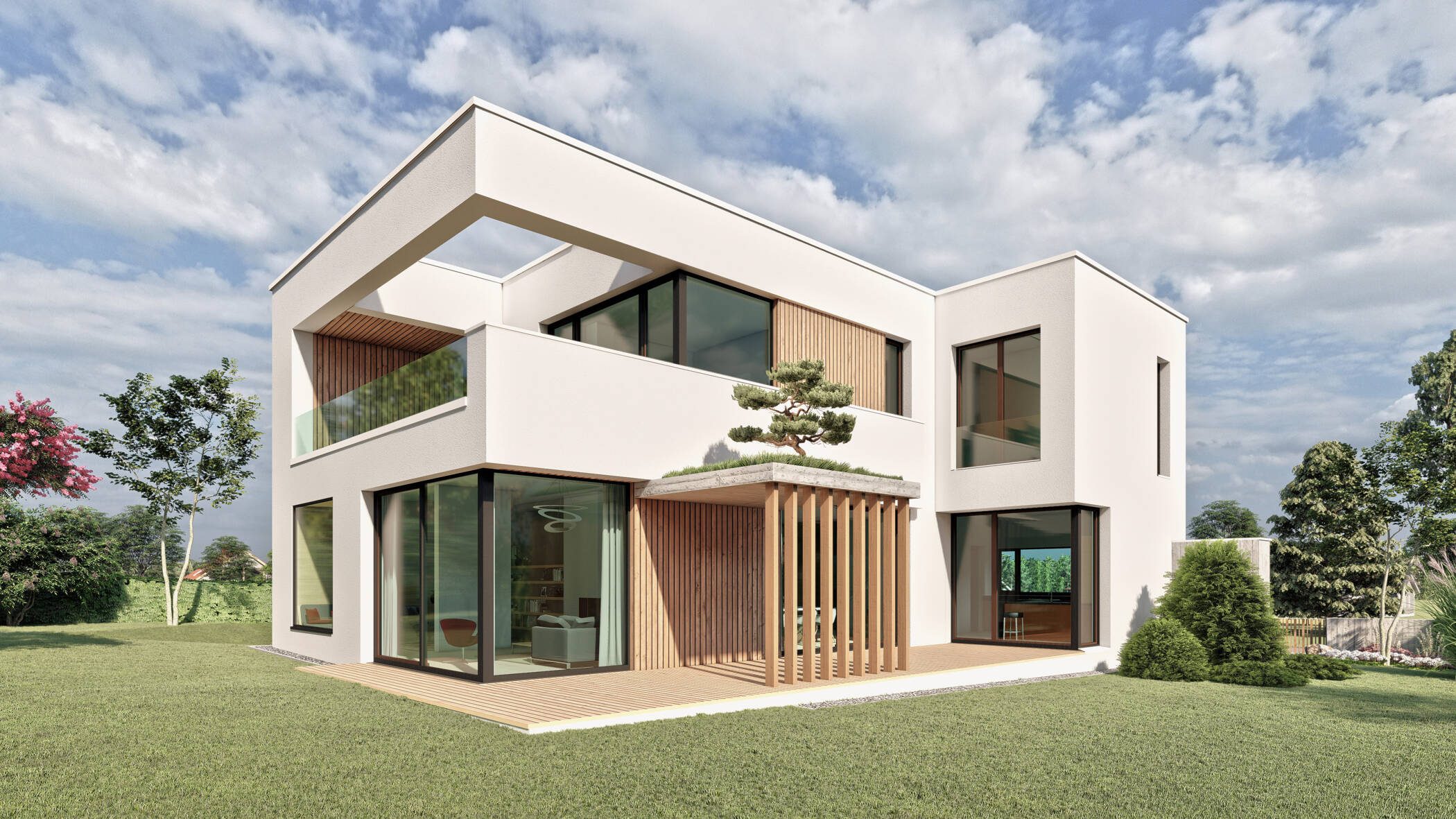 TOP- Lage von Hohen Neuendorf für Stadtvilla in moderner Bauhausarchitektur – Hohen Neuendorf – Bild 1 von 9