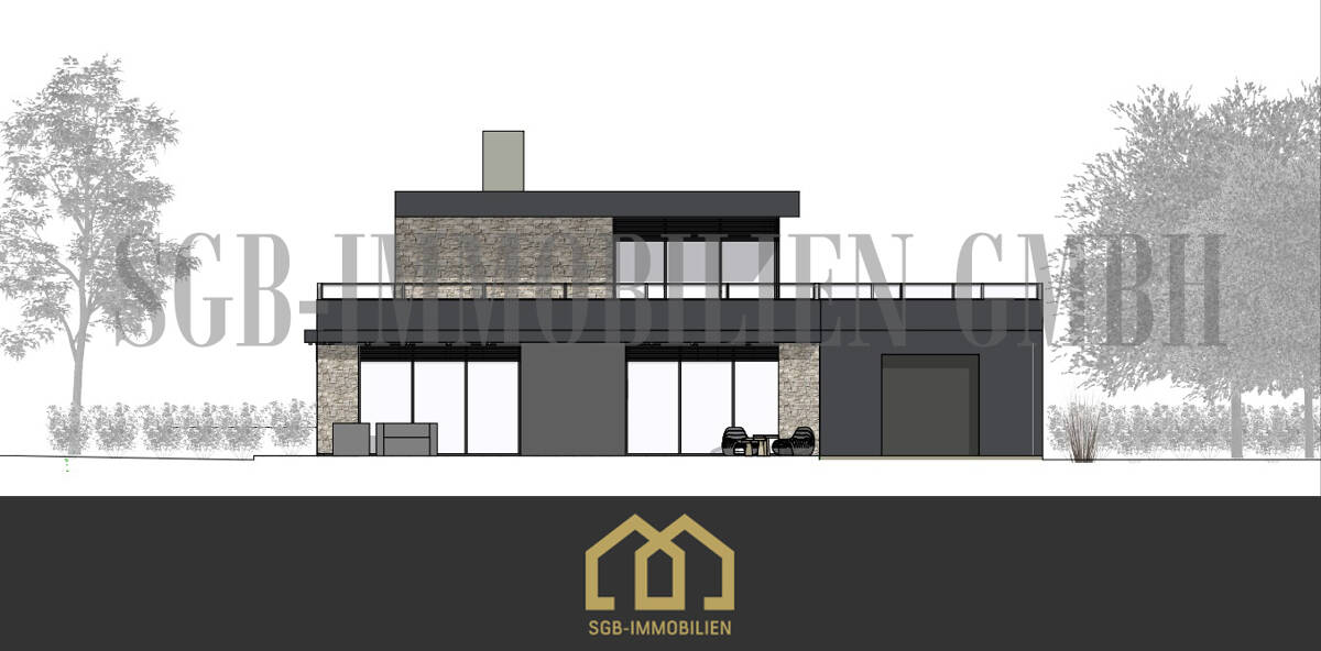 Bremen-Borgfeld: Neubau-Villa in Traumlage mit ca. 843 m² Grundstück und Doppelgarage - Erstbezug – 28357 Bremen – Bild 1 von 9