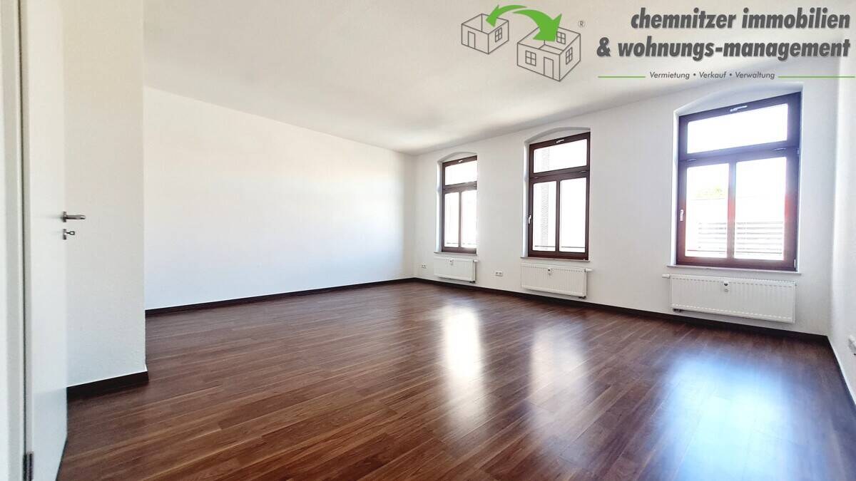WG-geeignete 4-Raum-Etagenwohnung mit Balkon, Tageslichtbad und Gäste-WC im Chemnitzer Zentrum – Chemnitz – Vorschaubild 3