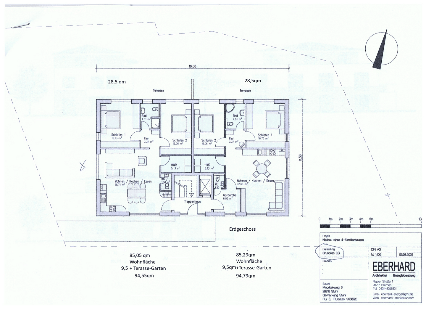 5 Familienhaus Typ Stadt Villa in Moordeich-Top Lage – Stuhr – Vorschaubild 4