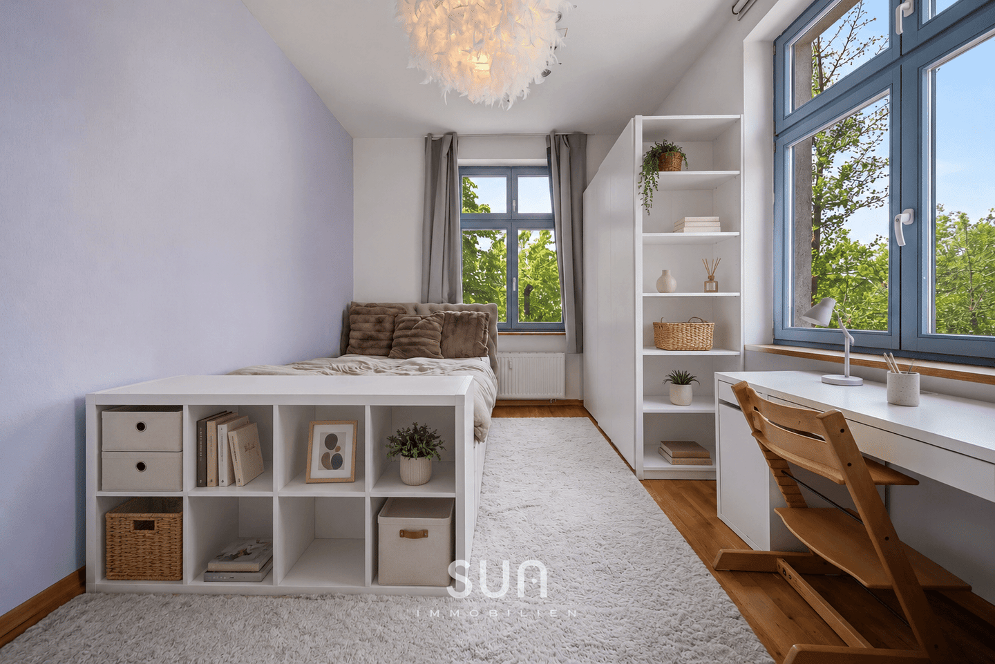 MODERNISIERTE ALTBAUWOHNUNG MIT KAMIN & BALKON IM GRÜNEN - 4 Zimmer auf 98 m² in Darmstadt-Arheilgen – Darmstadt – Vorschaubild 8
