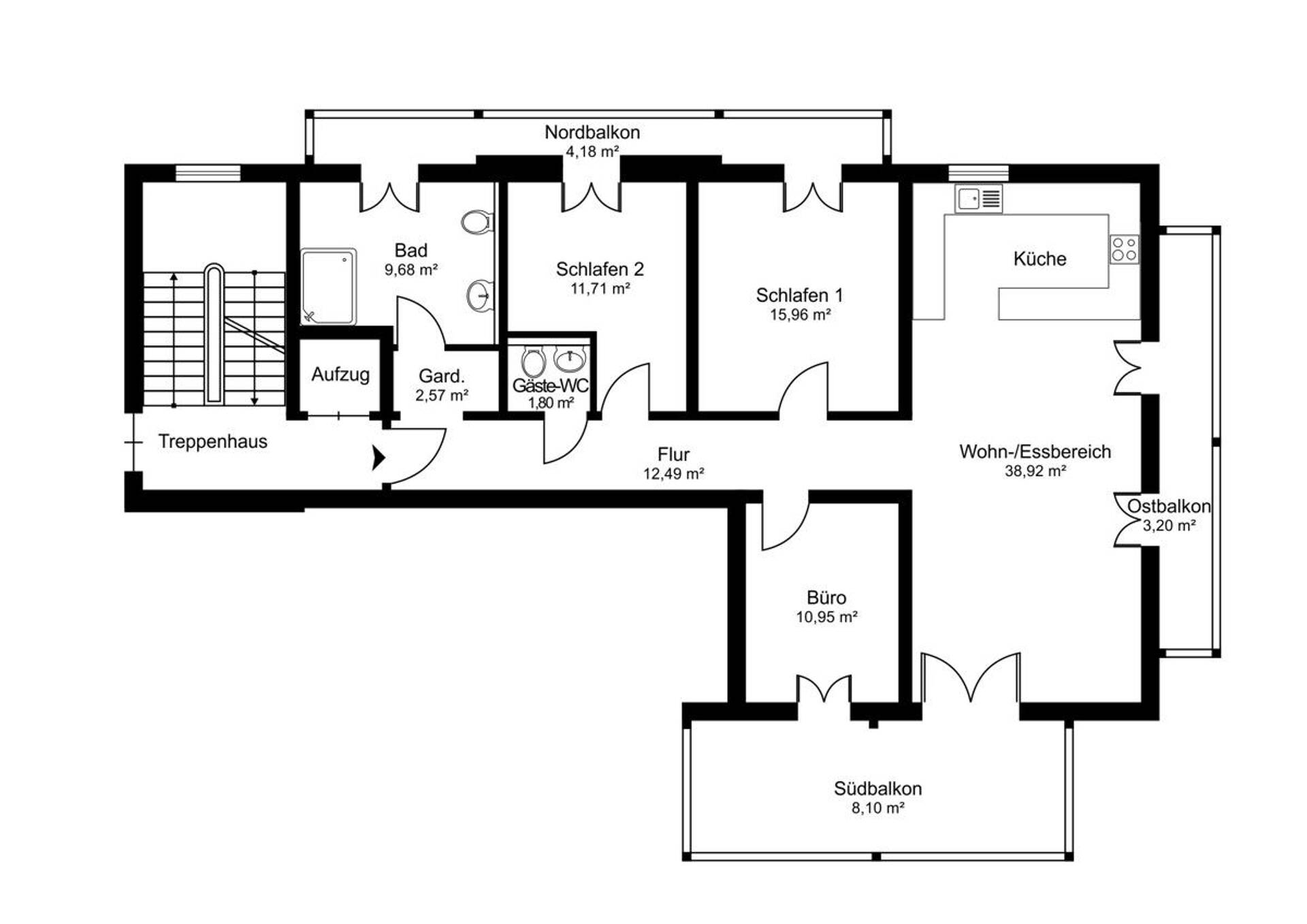Etagenwohnung in 83646 Bad Tölz mit 120 m² kaufen
