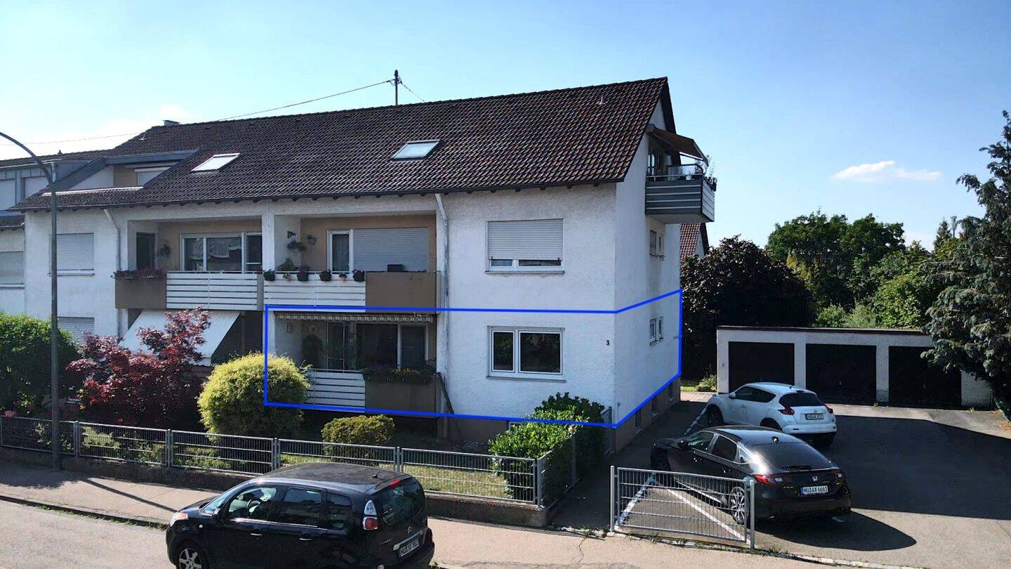 Gepflegte 3-Zimmerwohnung mit Garage in Neu-Ulm/Pfuhl