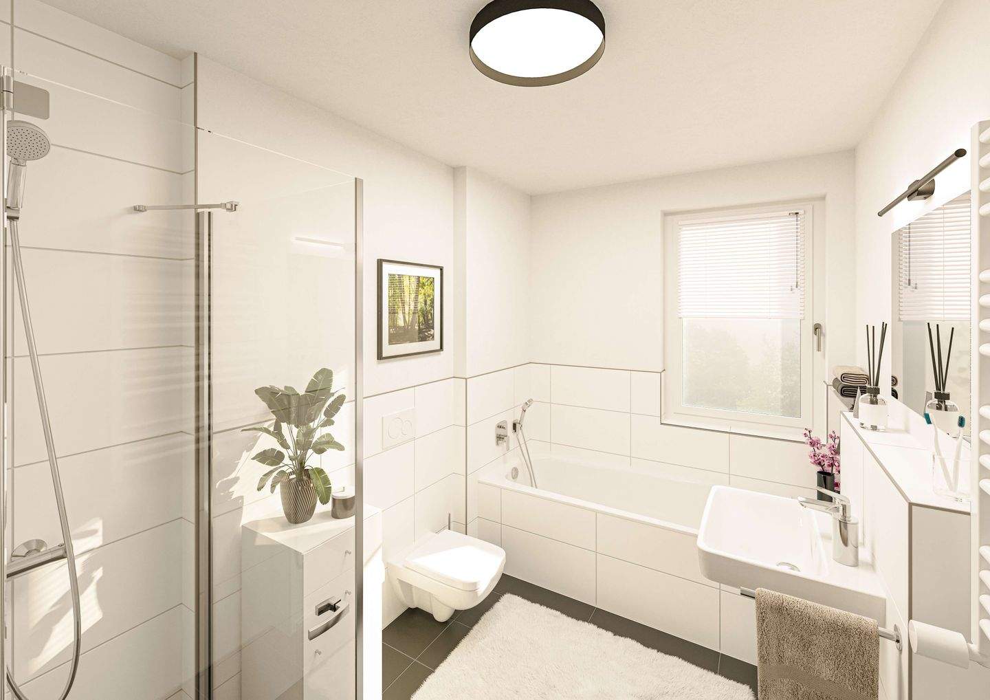 Haus Hölderlin: Energieeffizienz trifft Komfort: Ihre 2-Zimmer-Wohnung im 3. Obergeschoss
