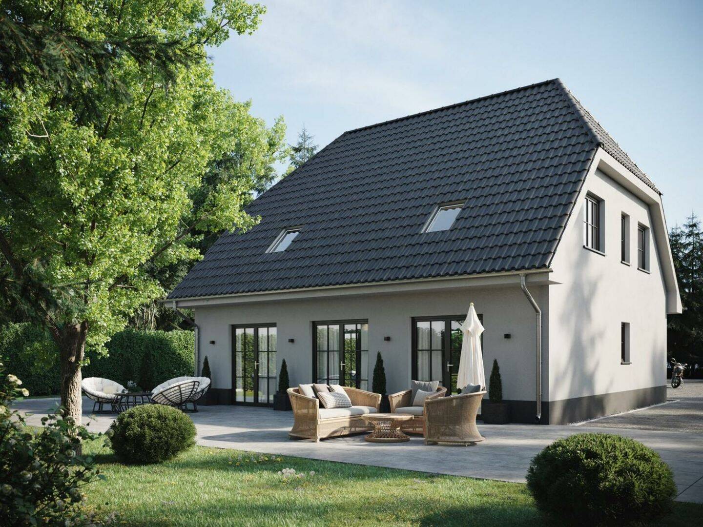 Inkl. Grundstück! Neubau-Einfamilienhaus in Berlin-Biesdorf: ca. 2.630 EUR Monatsrate – Berlin – Vorschaubild 2