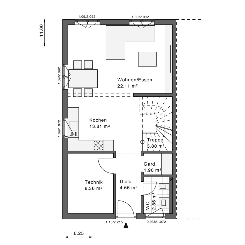 Einfamilienhaus zu mietähnlichen Konditionen - Bauen statt Mieten – Hamburg – Vorschaubild 2