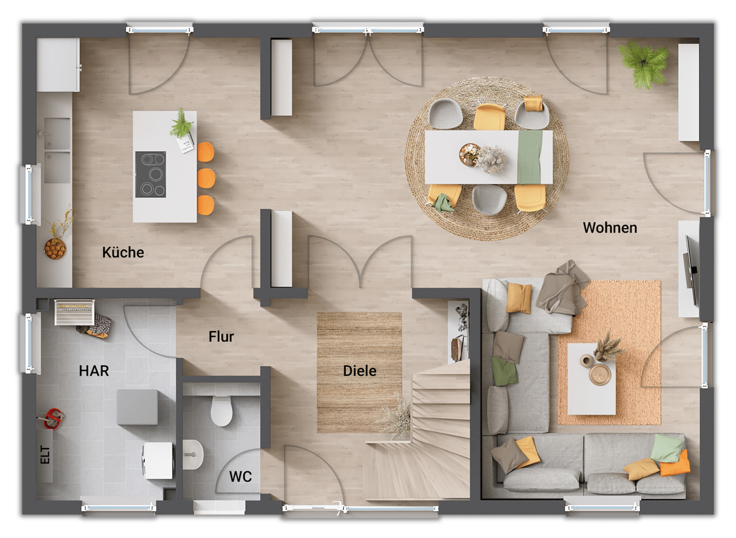 Familienleben in ruhiger Bestlage – Neubau Lustadt – Lustadt – Vorschaubild 3
