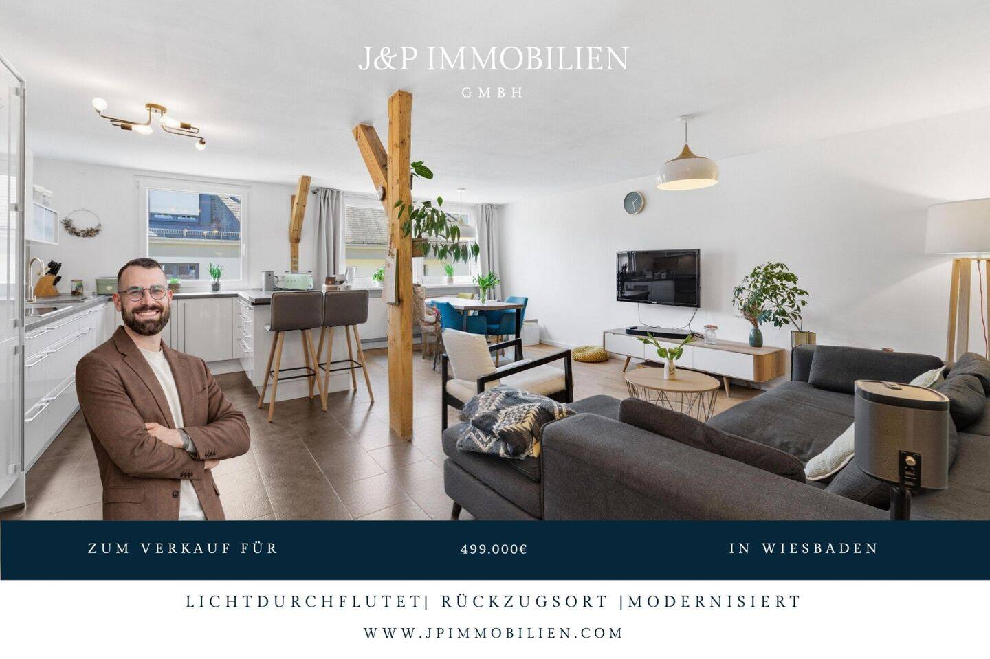 Großzügige 5-Zimmer-Wohnung in Wiesbaden - modernisiert mit Ausbaupotenzial & Garage