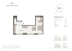 Charmante 2-Zimmer-Wohnung am Neuen Wallufer in Lübeck – 23558 Lübeck – Vorschaubild 2