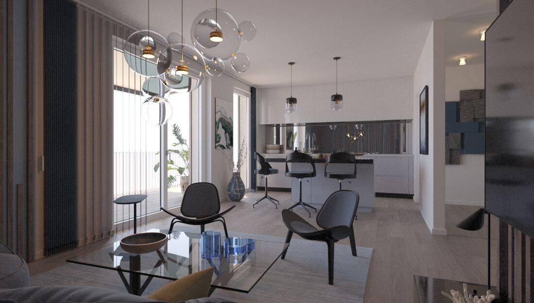 ** Erstbezug | 3 Zimmer in der Penthouse-Etage mit Süd-Dachterrasse & 2 Bädern ** – Leipzig – Vorschaubild 2