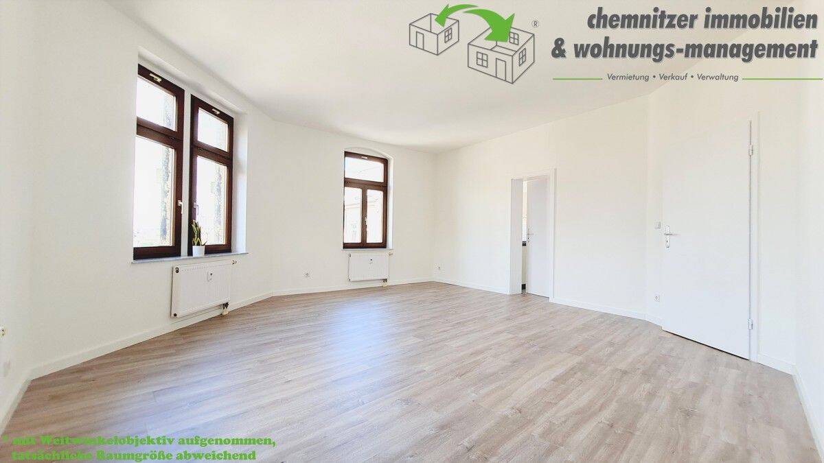 2-Raum-Wohnung mit moderner Einbauküche und Ausblick! – Chemnitz – Vorschaubild 2