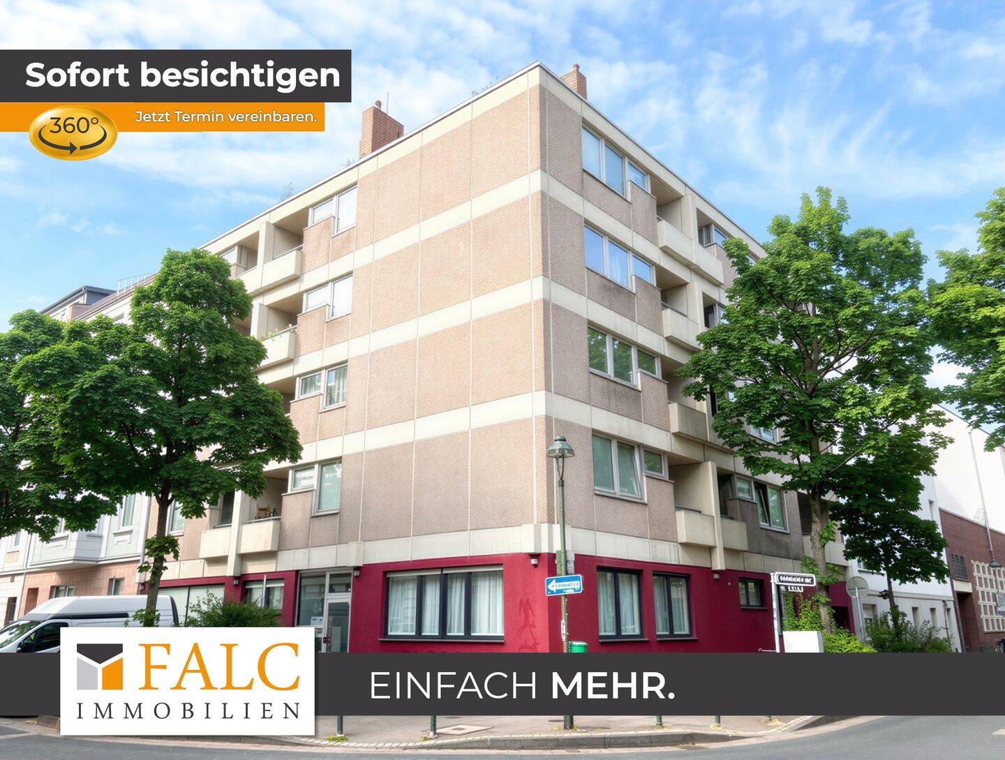 Sofort bezugsfrei!Helles City-Apartment mit Balkon, Einbauküche & Aufzug in bester Düsseldorfer Lage