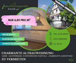 ***"Schöner Wohnen" in charmanter Stadtvilla, 3ZKB, Terrasse, frei ab sofort!***