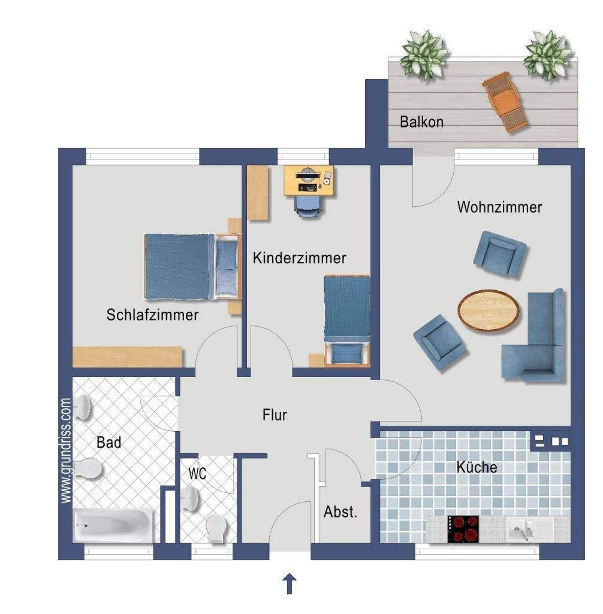 Erdgeschosswohnung in 51065 Köln mit 75 m² kaufen