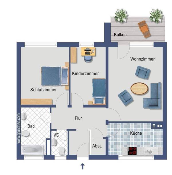 Erdgeschosswohnung in 51065 Köln mit 75 m² kaufen