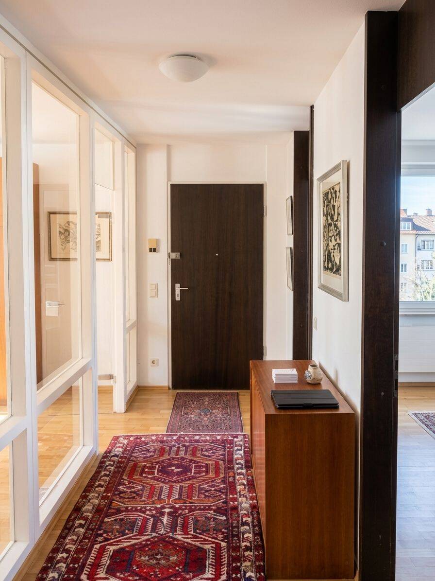 Schöne 4-Zimmer-Wohnung mit sonnigem Balkon und viel Raum zum Leben – München – Vorschaubild 8