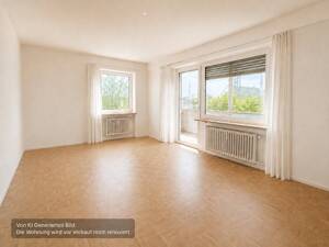Frei & mit Potenzial: 2-Zimmer-Wohnung mit Südwest-Balkon und 1 Garage in Augsburg-Oberhausen – 86154 Augsburg – Vorschaubild 3