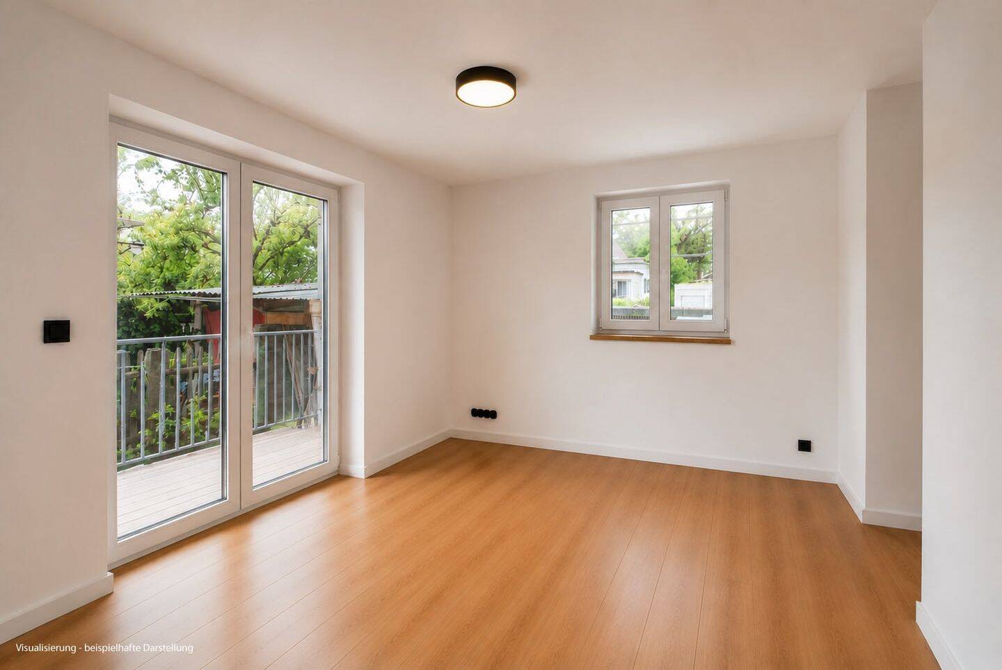 AIGNER - Sonnige 2-Zimmer Gartenwohnung mit Balkon und schönem Süd-West-Garten – München – Vorschaubild 3