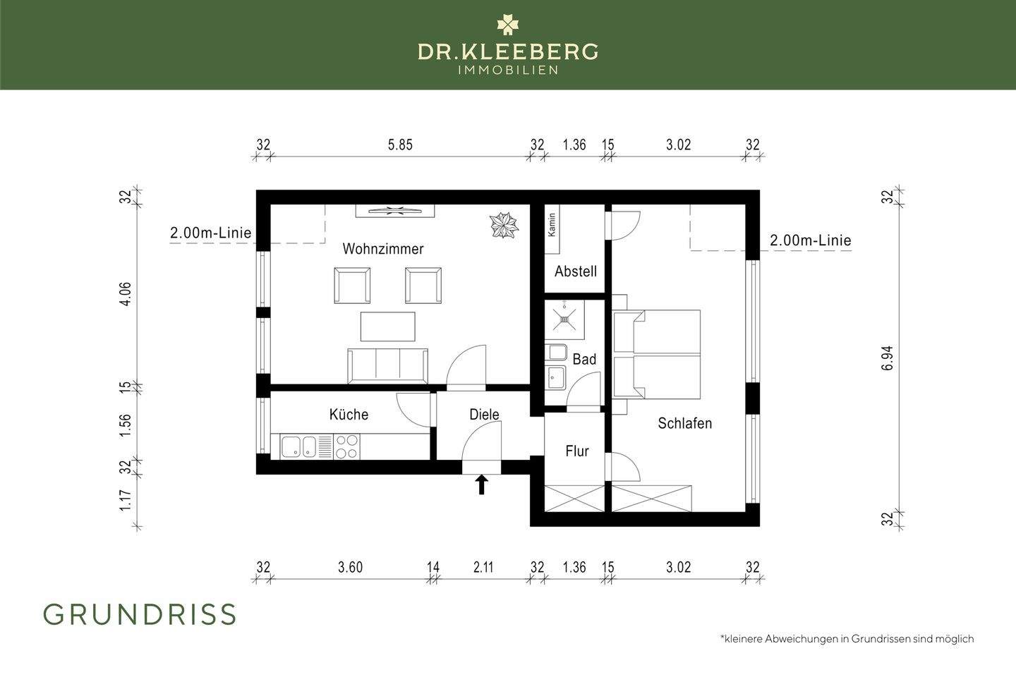 Gepflegte 2-Zimmer-Eigentumswohnung mit Stellplatz in begehrter Lage von Münster-Mauritz – Münster – Vorschaubild 7