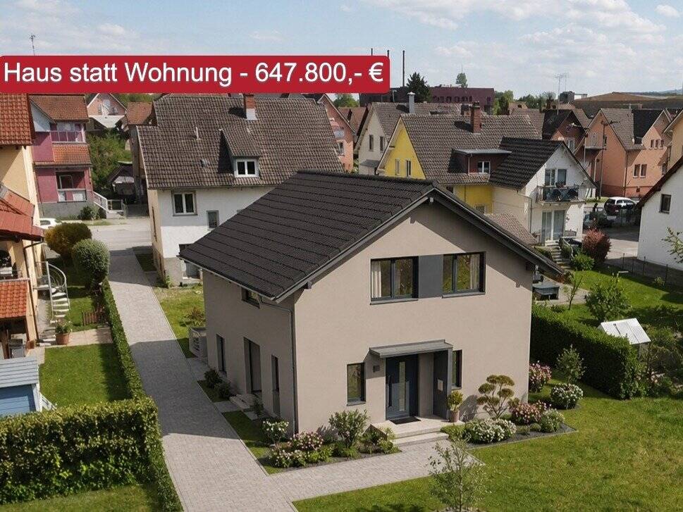 Schönes Einfamilienhaus in Radolfzell - QNG-zertifiziert & Grundstück inklusive – Radolfzell am Bodensee – Bild 1 von 9