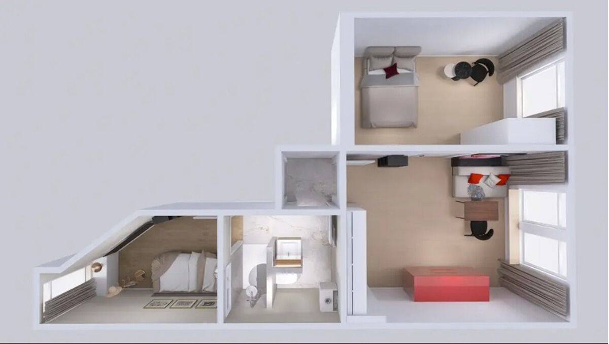 Urban wohnen: 2,5-Zimmer-Wohnung in Wiesbaden Mitte – Wiesbaden – Vorschaubild 8
