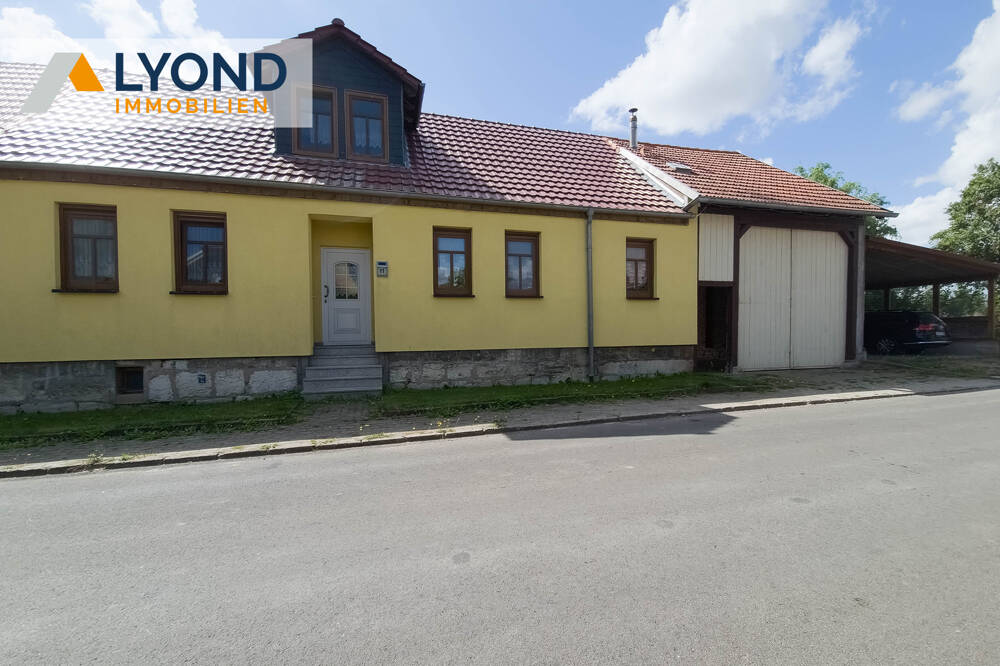 Vierseitenhof mit großen Grundstück, Scheune und Ausbaureserve zu verkaufen! – Sondershausen – Vorschaubild 2
