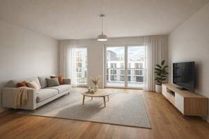 Ihr Traumzuhause: Penthouse-Wohnung mit 4 Zimmern, zwei modernen Bädern und Balkon – 40549 Düsseldorf – Vorschaubild 2